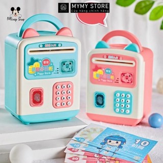 Heo đất tiết kiệm tiền cho bé có vân tay tiện lợi , Két sắt mini tai thỏ cho bé thể giấu những vật quý giá MyMy Store