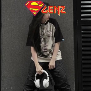 Áo thun tay raplang form rộng cô gái vô chi mặt rối son đỏ mã mới cực hottrend 2024 SUPERGENZ