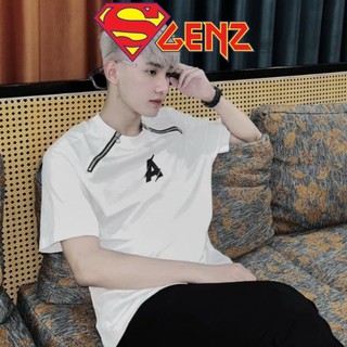 Áo thun tay lỡ chữ A mix khóa chéo siêu hot-Áo phông mã mới phông nam nữ unisex form rộng ulzzang phong cách giới trẻ