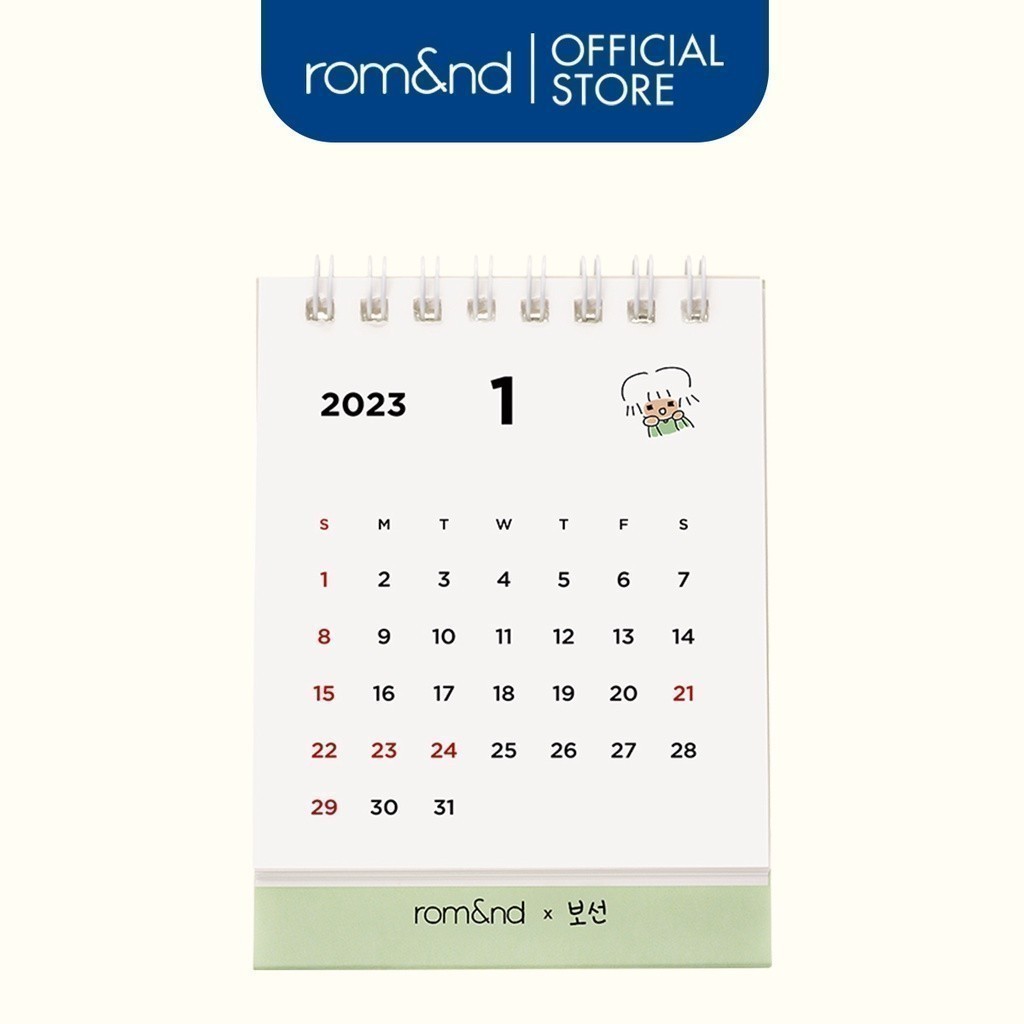 [HB GIFT] Lịch để bàn 2023 Romand Mini Table Calendar (Quà tặng không bán)