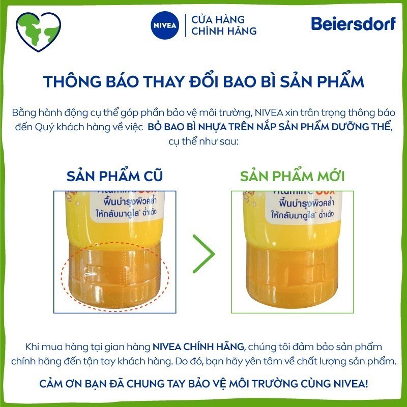 Bộ 2 Serum Chống Nắng Toàn Thân NIVEA SPF0 PA+++ Sáng Mịn Đều Màu Da (180 ml) - 86092