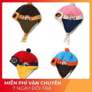 Mũ phong cách phi công dễ thương cho bé