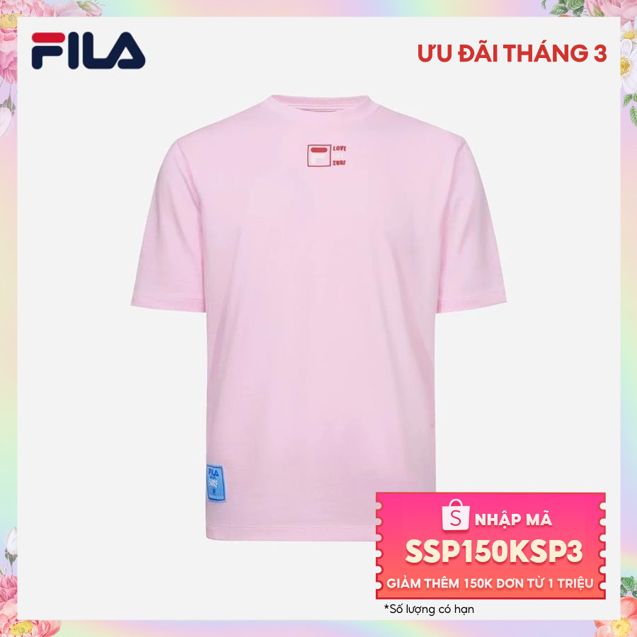 Áo thun tay ngắn thời trang unisex Fila - FW2RSF1017X-CPK