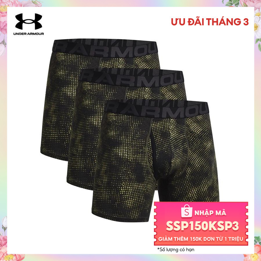 Đồ lót thể thao nam Under Armour Cc 6In Novelty 3 Pack - 1363615-005