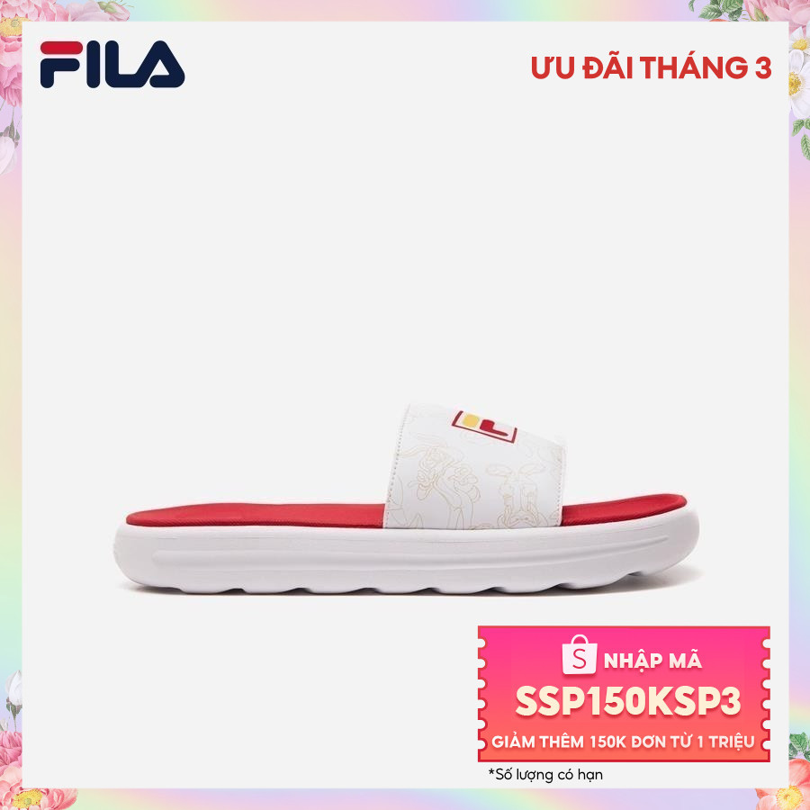 Dép quai ngang unisex Looney Tunes x Fila Drifter Tube V2 Wblt Logo - 1SM01973F-614