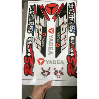 Tem YADEA kèm tem Rs chữ trung dán xe điện ( 1 năm không bong) ...