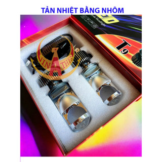 Đèn Pha LED Bi cầu mini T9 MA Racing 60W chân H4 ô tô / xe máy( Giá 1 bóng) Mẫu mới nhất 2023.