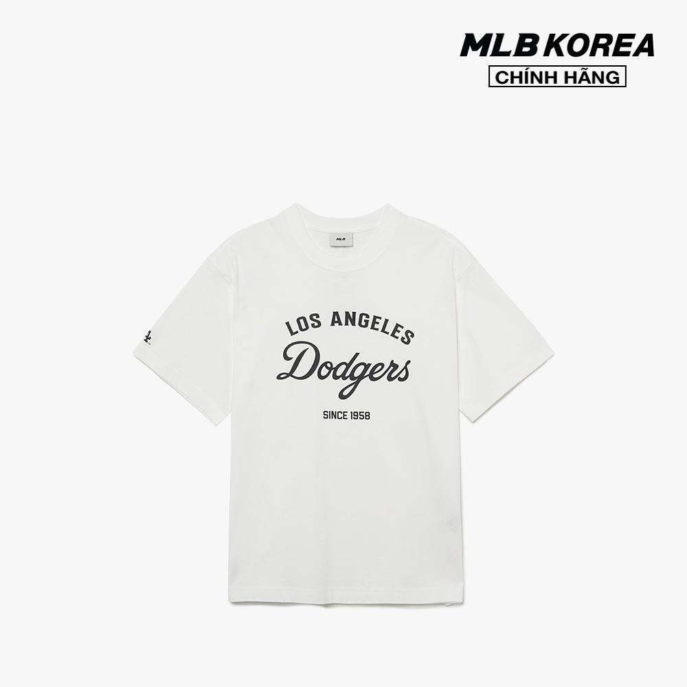 MLB - Áo thun unisex cổ tròn tay ngắn Basic American Lettering 3ATSB4033-07WHS
