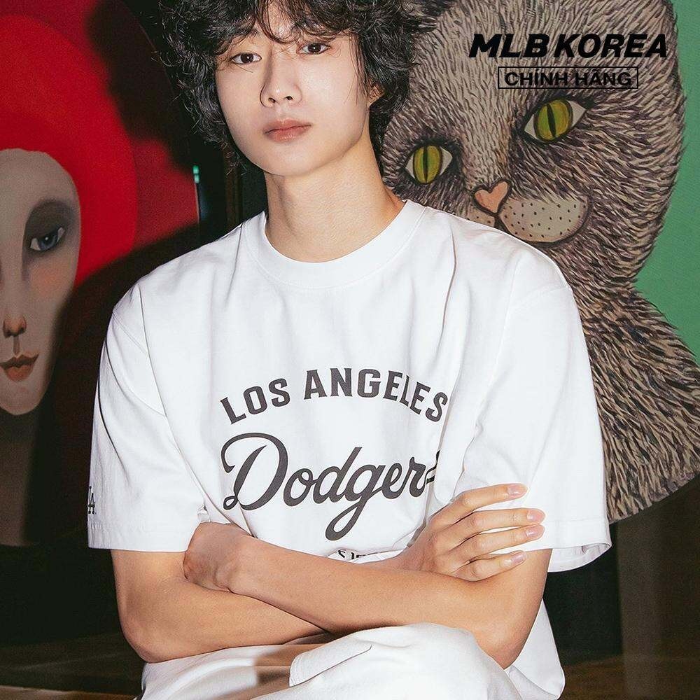 MLB - Áo thun unisex cổ tròn tay ngắn Basic American Lettering 3ATSB4033-07WHS