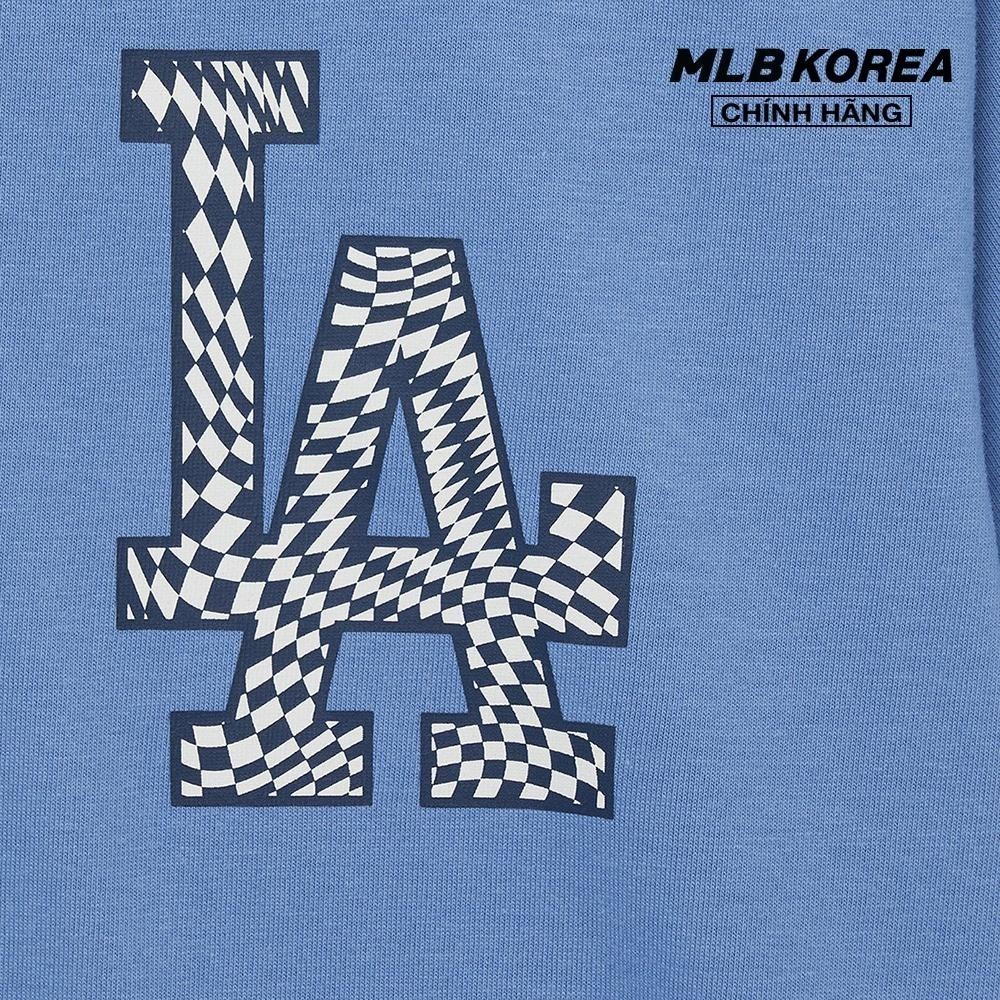 MLB - Áo thun unisex cổ tròn tay ngắn Checkerboard Clipping Logo Overfit 3ATSO0233-07CBL