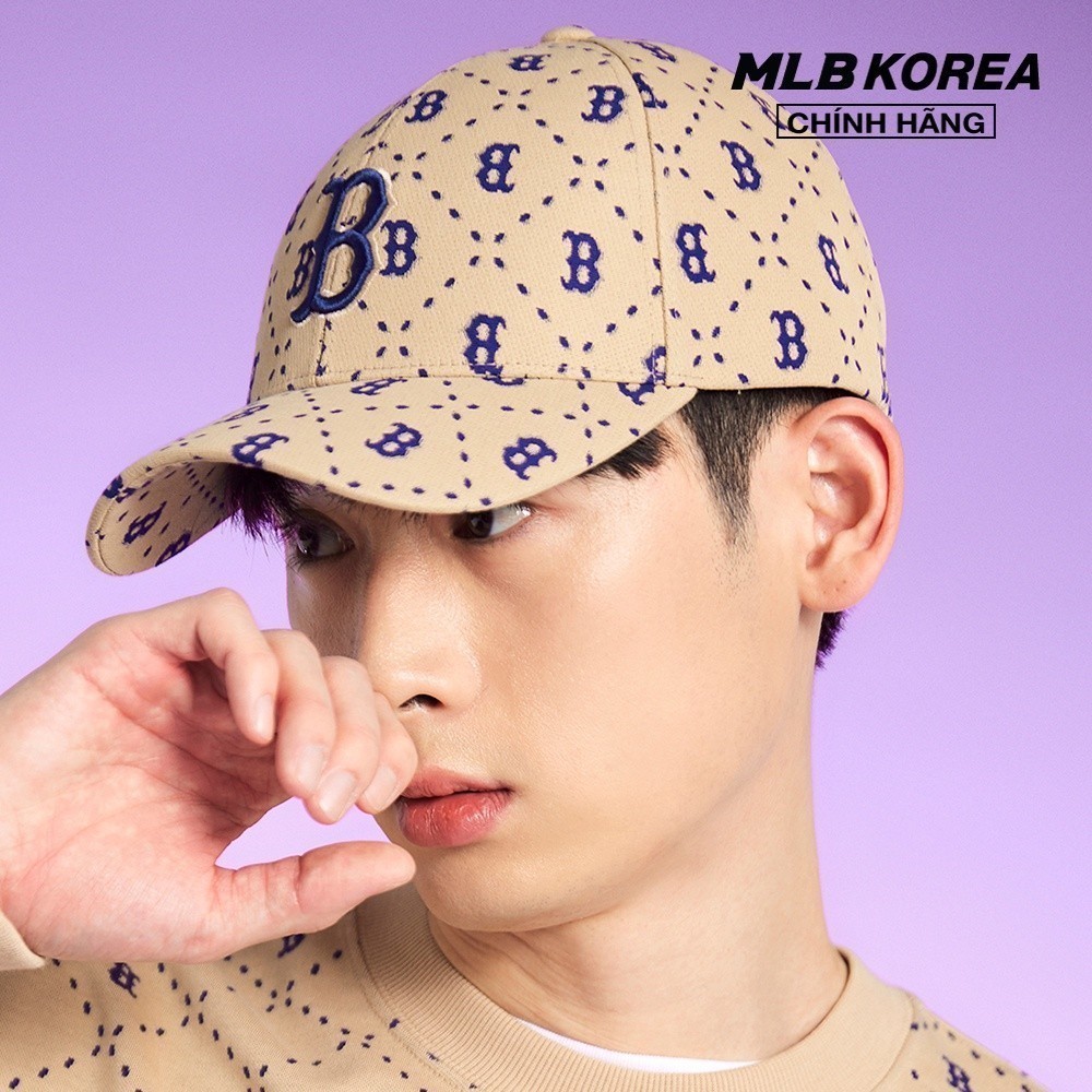 MLB - Nón bóng chày unisex Dia Monogram Structured 3ACPM023N-43SAL