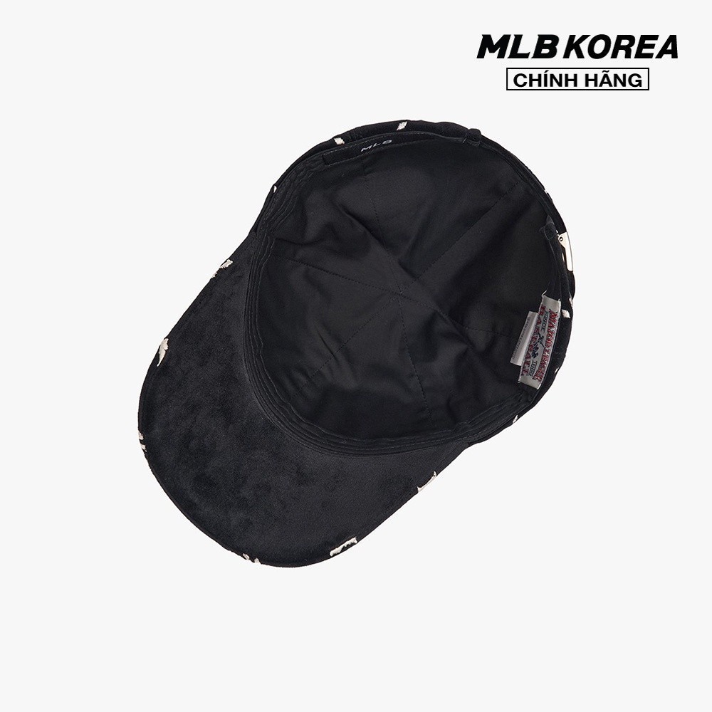 MLB - Nón bóng chày unisex Dia Monogram Velvet Structured 3ACPMV126-50BKS