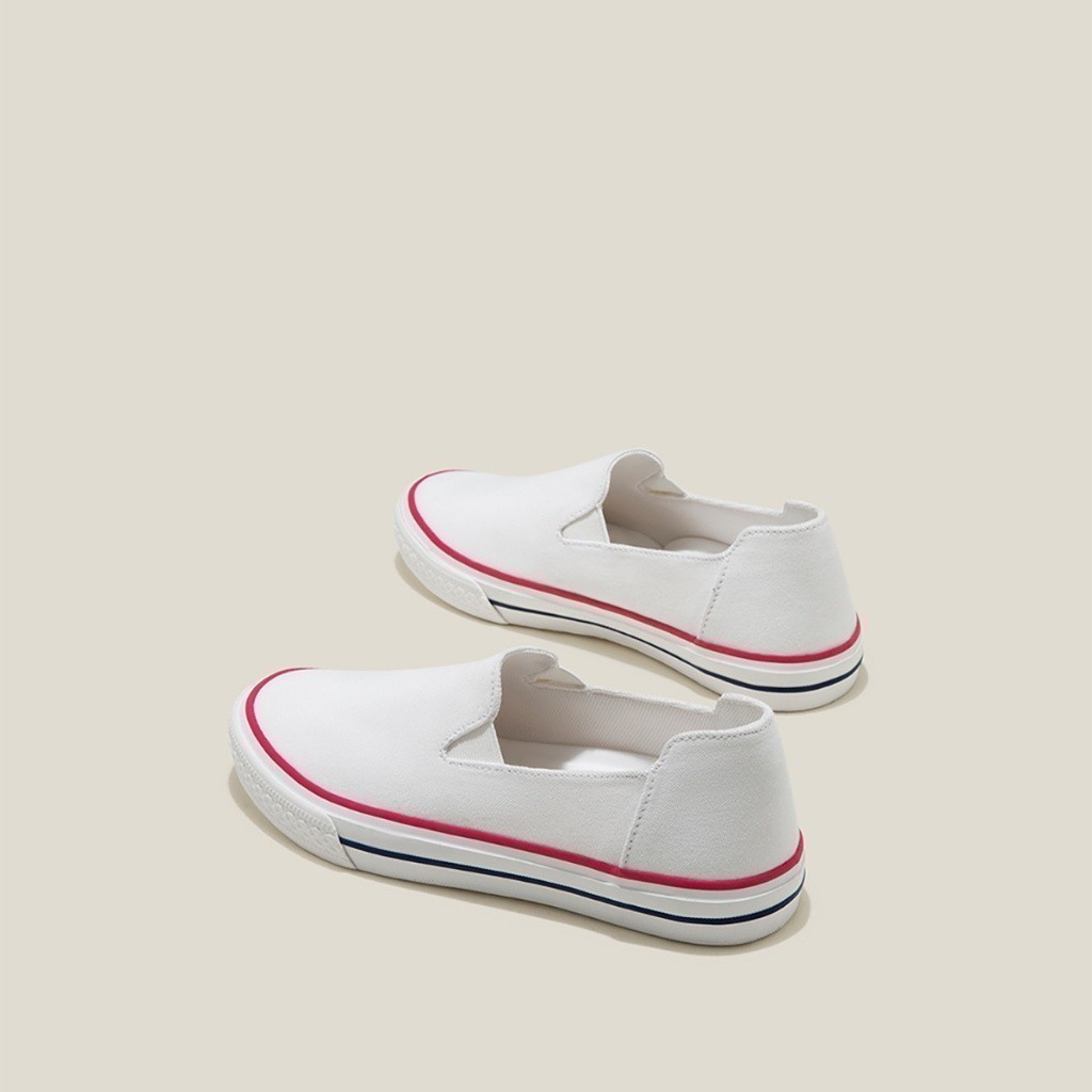 Vascara Giày Sneaker Vải Canvas Nhấn Viền - SNK 0065