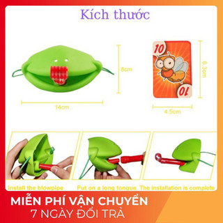 Đồ chơi mặt nạ ếch, ếch lè lưỡi tham lam