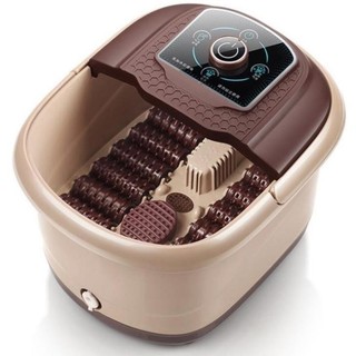 Bồn ngâm chân có con lăn massage , Chậu ngâm chân massage  trị liệu 500W  tự đun nước nóng có đèn hồng ngoại