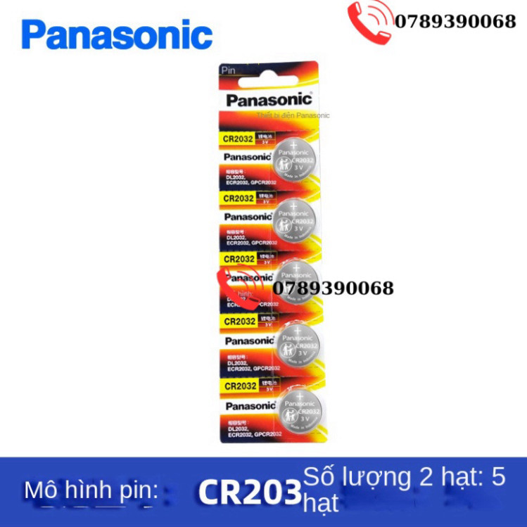 Panasonic Chính Hãng CR2032 CR2025 CR2025 2016 Pin Nút 3V Cân Xe Xiaomi Điều Khiển Từ Xa