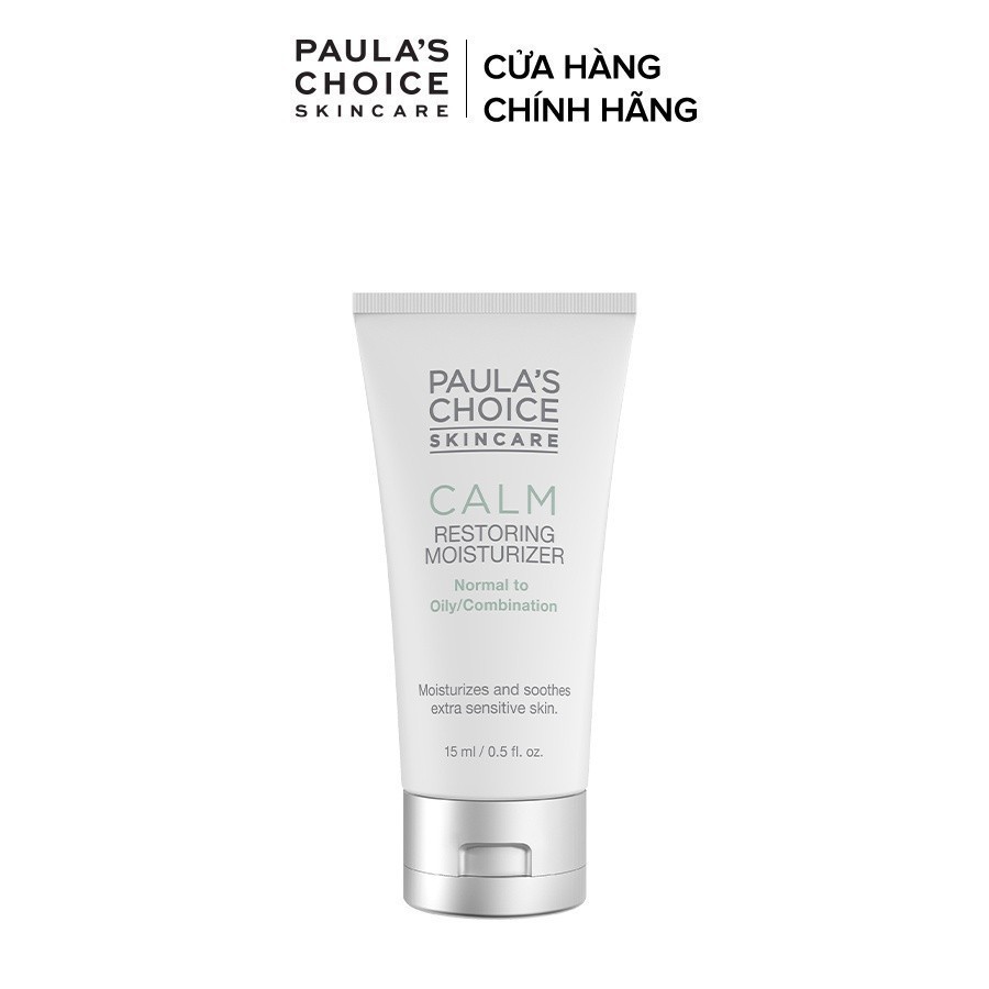 Kem dưỡng ẩm chống lão hóa, phục hồi da dầu nhạy cảm Paula’s Choice Calm Restoring Moisturizer 15ml 9187