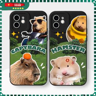  Ốp lưng cho iphone 6  7  8  X  XSMAX  11  12  13  14  15 PRO  PROMAX  PLUS CHUỘT HAMSTER 