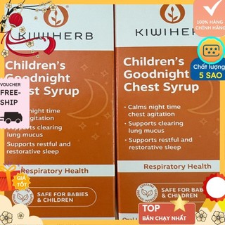 Siêu thị newzealand-siro hỗ trợ gỉam ho giúp bé ngủ ngon hơn-siro ho chest goodnight kiwiherb 100ml
