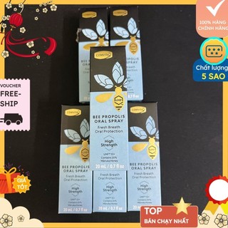 Siêu Thị Newzealand-Keo ong xịt họng giảm ho và tăng đề kháng cổ họng-Keo ong xịt họng ExtraStrengh 20% Comvita