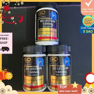 Siêu Thị Newzealand-Viên uống ổn định cholesterol trong máu-Viên Uống Giảm Mỡ Trong Máu Lecithin Go Healthy 1500mg 120v