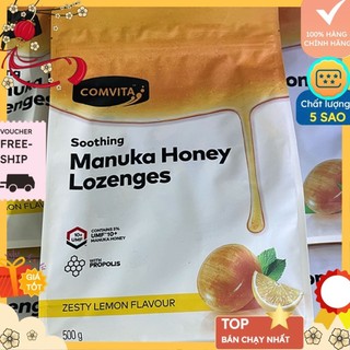 Siêu Thị Newzeland- Kẹo ngậm mật ong vị chanh- Kẹo Ngậm Comvita Vị Chanh 500g