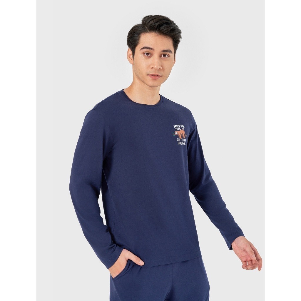 Bộ quần áo nam dài tay CANIFA chất liệu mềm mịn, co giãn, thiết kế trẻ trung, thoải mái 8LS22W004