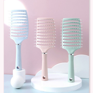 Lược chải tóc gỡ rối màu hồng xinh xắn nhiều kiểu dáng lựa chọn vuông oval tròn và bán nguyệt kaba