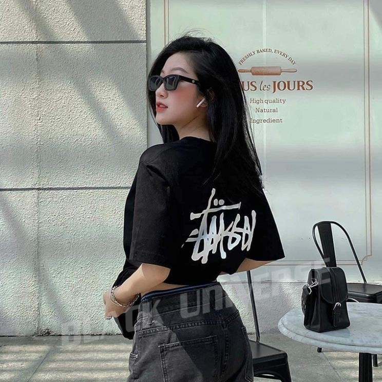 Áo Phông Unisex , Áo Thun Nam Nữ Chữ Ký Stussy 2 Màu Siêu Xinh T06 | BigBuy360 - bigbuy360.vn