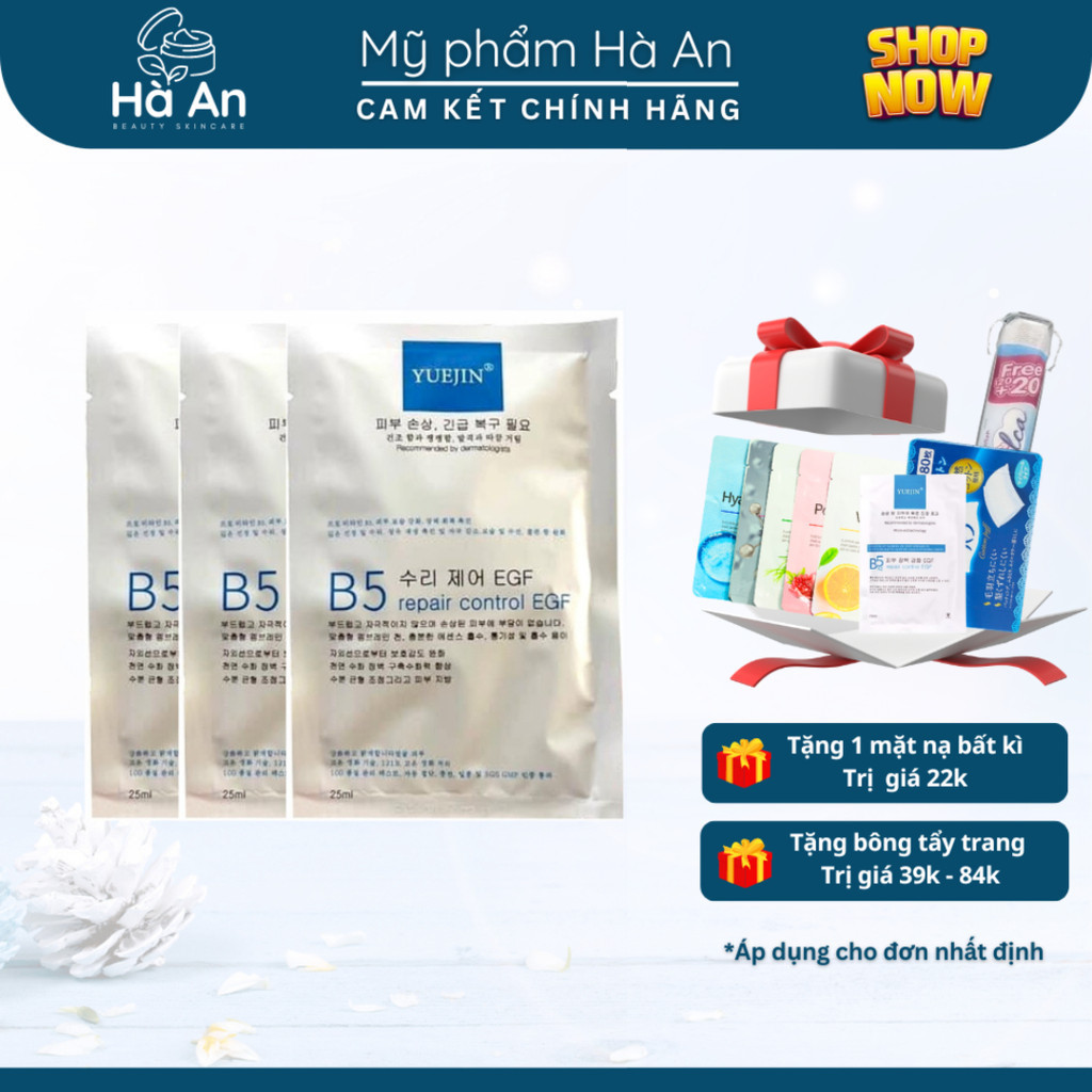 Mặt Nạ Hàn Quốc B5 Yuejin Repair Control EGF YUEJIN Phục Hồi Và Cấp Ẩm Cho Da