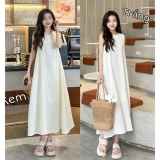 Váy sát nách chất đũi gân mềm mát VAY10