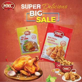 Combo 5 gói bột chiên gà giòn + 1 gói gia vị gà chiên