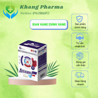 Viên aquamin f calci gold 💥 chính hãng💥 viên uống bổ sung canxi, magie, l lysine, d3k2-mk7 hộp 30 viên