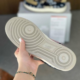 Giày af1 Travis Scott Cactus Jack Nâu