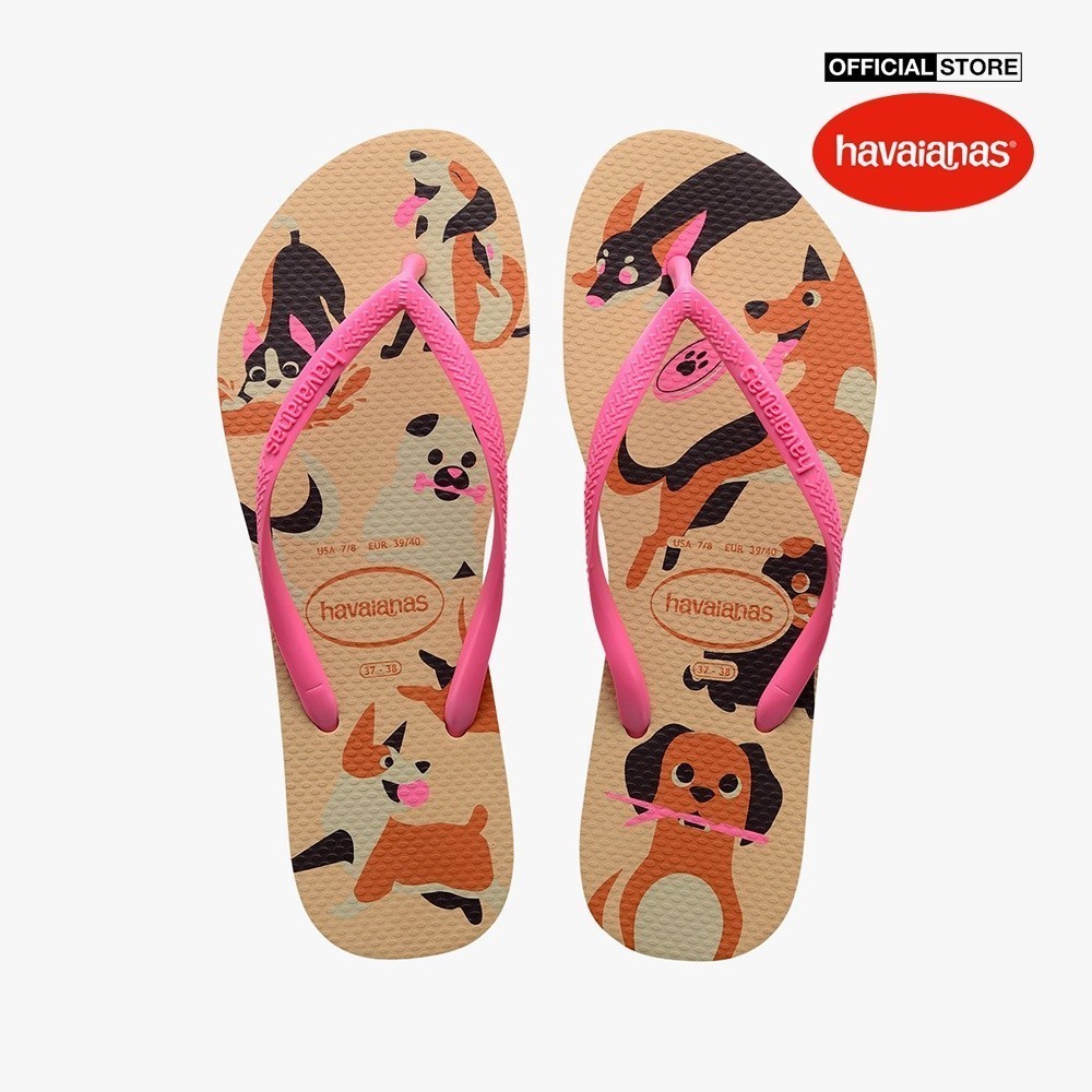 HAVAIANAS - Dép kẹp nữ Slim Pets 4132567-0570