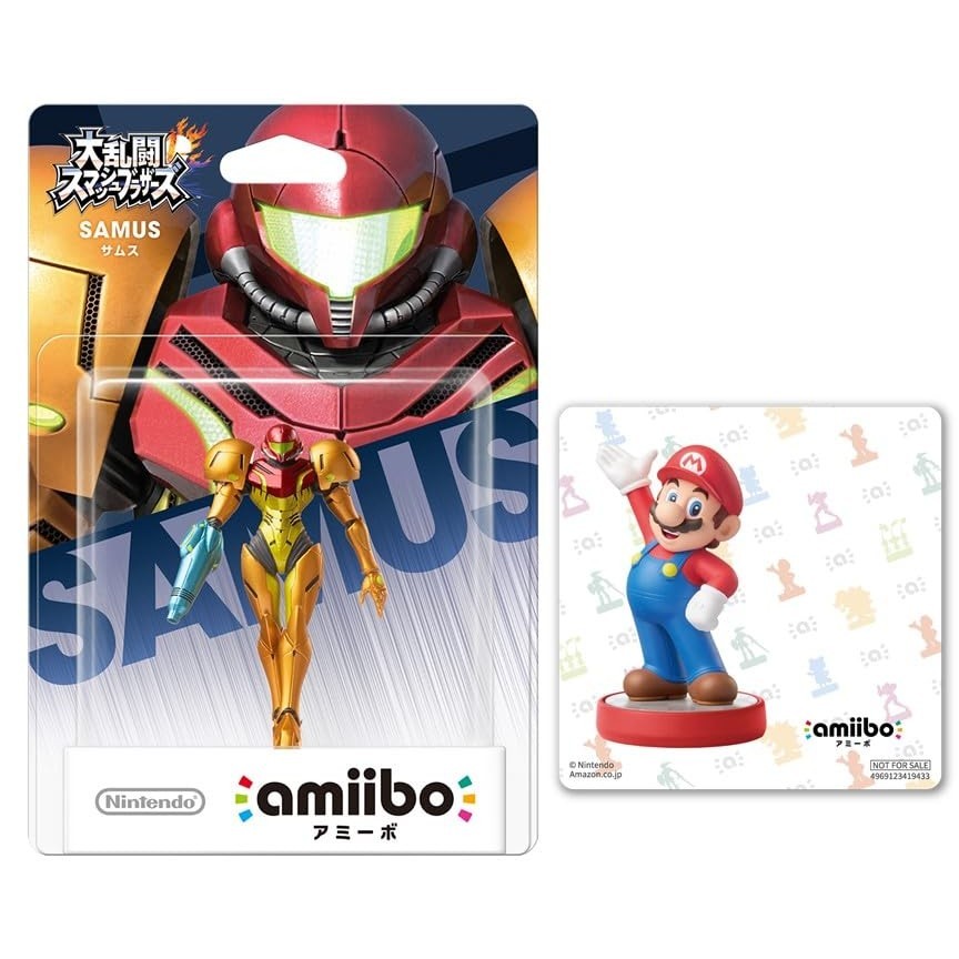 amiibo Samus (Super Smash Bros. Series) [Độc quyền của Amazon.co.jp] Bao gồm nhãn dán gốc
