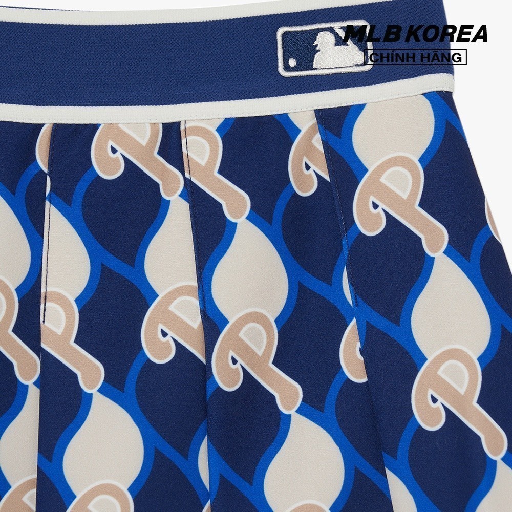 MLB - Chân váy xếp li mini Argyle Monogram 3FSKM0233-10NYL
