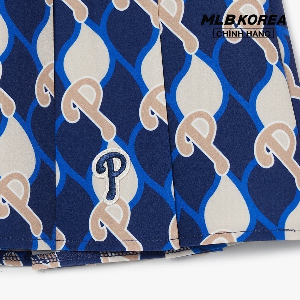 MLB - Chân váy xếp li mini Argyle Monogram 3FSKM0233-10NYL