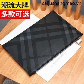 Louis noble túi ly hợp túi ly hợp nam phong bì túi hợp thời trang túi ly hợp kẻ sọc kinh doanh cặp túi thư mục