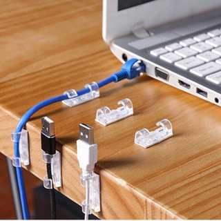 Comno 20 miếng kẹp dây điện cố định dán tường, cố định dây sạc điện thoại