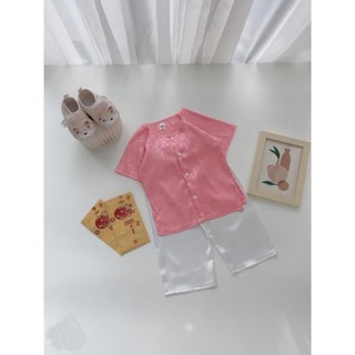 Bộ bà ba mẫu mới từ Bộ quần áo bà ba vải gấm lụa cho bé gái TB12 ba