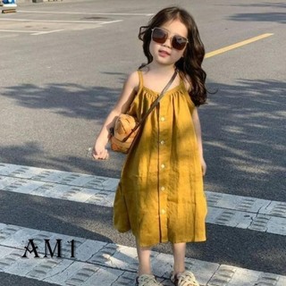 Váy cho bé gái hai dây TB417 - đầm bé gái xinh xắn ba