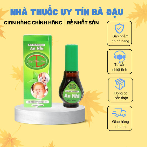 Tinh dầu An Nhi CHÍNH HÃNG Tinh dầu thảo dược an toàn khi sử dụng