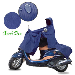 Áo Mưa sẻ 2 tà Ánh Dương vải dù vân da cá dáng 2 in 1