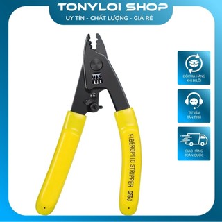 Dao cắt, kìm tuốt sợi cáp quang 3 lỗ CFS-3 chính xác, dụng cụ thi công cáp quang chất liệu thép có độ bền cao