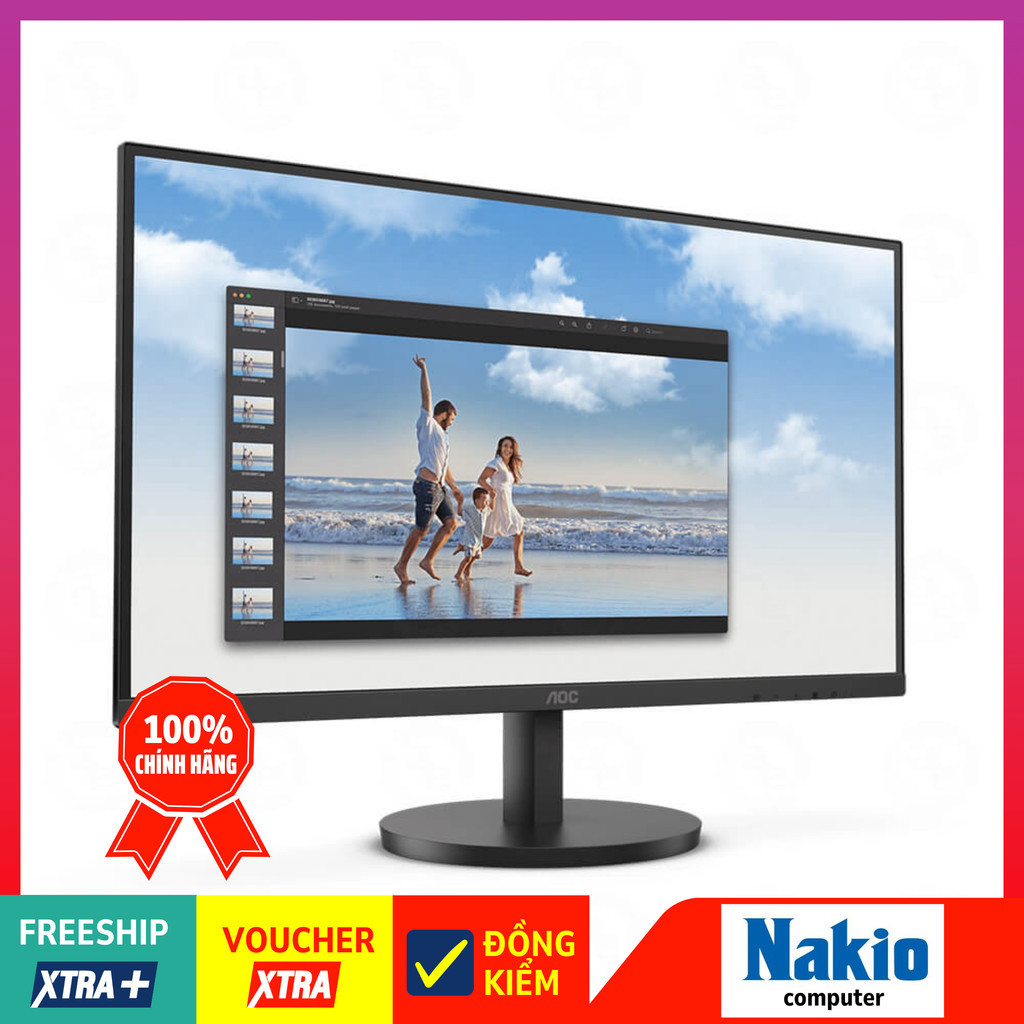 Màn hình AOC 22B3HM/74 (21.5inch/FHD/VA/250nits/75Hz/4ms/HDMI+VGA)