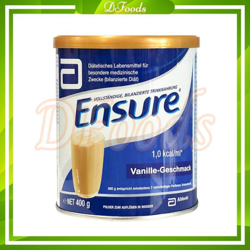 [Dfood Kid] Sữa Ensure của Đức 400g, Úc 850g