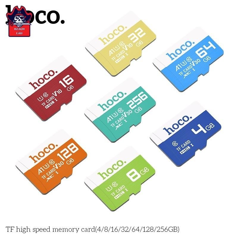 Thẻ nhớ Hoco 16G/32G/64G/128G A1 U3 V30 100MB/s Chính Hãng Chuyên Dùng Camera, Máy Ảnh,....