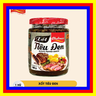 (Sỉ hàng mới ngon) Xốt tiêu đen Cholimex hũ thuỷ tinh 190g