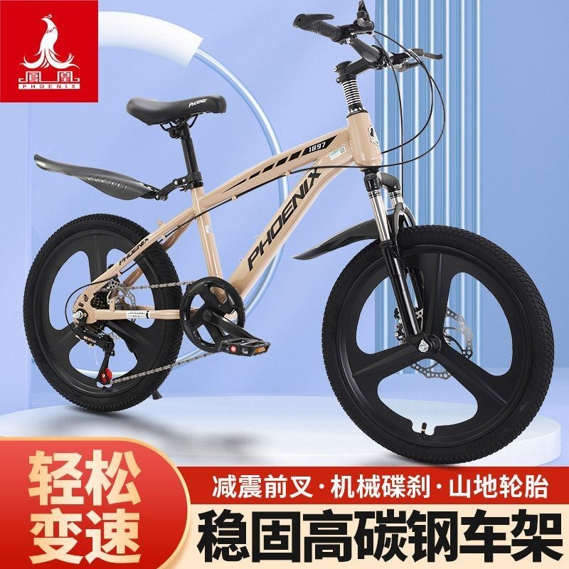 Xe Đạp Trẻ Em Phoenix Xe Đạp Trẻ Em Bé Gái 6-14 Tuổi Xe Đạp 20 Inch Tốc Độ Thay Đổi Phanh Đĩa Núi Ch